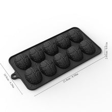 Load image into Gallery viewer, 10 Grids Brain Halloween Chocolate Mould Homemade Brain Cake Mould DIY Candy Soft Molds, 10 Grids Brain