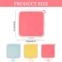 Load image into Gallery viewer, Sandwich Bread Fresh-keeping Storage Box Silicone Portable Take-out Lunch Box