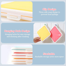 Load image into Gallery viewer, Sandwich Bread Fresh-keeping Storage Box Silicone Portable Take-out Lunch Box