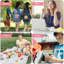 Load image into Gallery viewer, Sandwich Bread Fresh-keeping Storage Box Silicone Portable Take-out Lunch Box