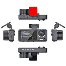 Load image into Gallery viewer, High-Definition Night Vision Driving Recorder, Dual Recording No WIFI, Triple Recording No WIFI, Triple Recording With WIFI Mobile Playback, Dual Recording 2K+720P+GPS Track+WIFI Mobile Playback