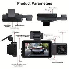 Load image into Gallery viewer, WIFI 3 Lens 1080P Night Vision Video Driving Recorder