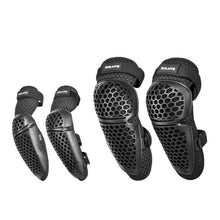 Load image into Gallery viewer, SULAITE Cycling Honeycomb Breathable Heat Dissipation Motorcycle Adjustable Protective Gear, 2pcs /Set Knee Pads, 2pcs /Set Elbow Pads, 4pcs /Set Knee Elbow Pads