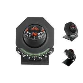 2 In 1 Car Compass With Slope Gauge Foldable High Precision Guide Ball, LC452