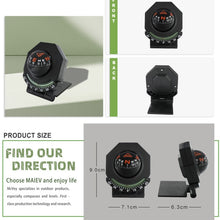 Load image into Gallery viewer, 2 In 1 Car Compass With Slope Gauge Foldable High Precision Guide Ball, LC452
