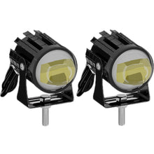 Load image into Gallery viewer, 1pair 12V-85V Motorcycle Headlights Dual-color Automotive LED Working Headlights, Yellow + White Light Without Flashing, Yellow + White Light With Flashing, White + White Light Without Flashing, White + White Light With Flashing