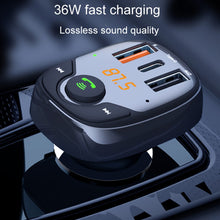 Load image into Gallery viewer, 36W Car Bluetooth MP3 Player FM Transmitter Multifunctional Car Charger, S-15PD