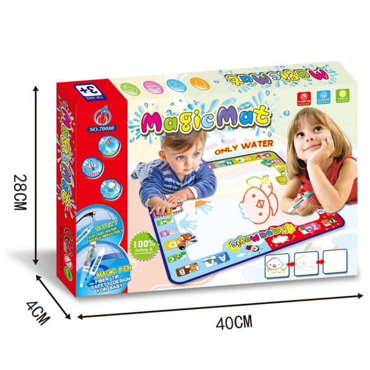 78x78cm Water Doodle Mat Writing Board Mat Magic Pen For Kids