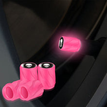 Load image into Gallery viewer, 4pcs /Set Luminous Car Motorcycle Tire Modified Valve Cap, Orange Red White Skull, Orange Red Black Flag, Orange Red Red Skull, Orange Red Sports Car, Pink White Skull, Pink Black Flag, Pink Red Skull, Pink Sports Car, Yellow White Skull               ...