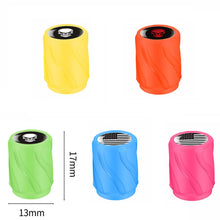 Load image into Gallery viewer, 4pcs /Set Luminous Car Motorcycle Tire Modified Valve Cap, Orange Red White Skull, Orange Red Black Flag, Orange Red Red Skull, Orange Red Sports Car, Pink White Skull, Pink Black Flag, Pink Red Skull, Pink Sports Car, Yellow White Skull               ...