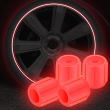 Load image into Gallery viewer, 5packs Luminous Car Motorcycle Tire Valves, Green, Yellow, Blue, Pink, Red, Orange