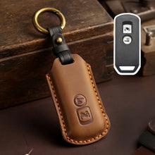 Load image into Gallery viewer, For Honda NS125LA/Lead125/PCX160/Forza 350 Hallmo Motorcycle Key Case, 2 Keys Brown, 2 Keys Blue, 2 Keys Black, 3 Keys Brown, 3 Keys Blue, 3 Keys Black