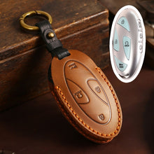 Load image into Gallery viewer, For Korean Hyundai Hallmo Car Handmade Key Bag, 5 Keys Brown, 5 Keys Blue, 5 Keys Black, 7 Keys Brown, 7 Keys Blue, 7 Keys Black