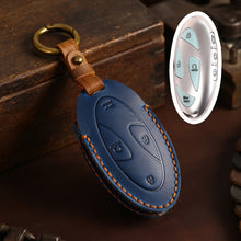 Load image into Gallery viewer, For Korean Hyundai Hallmo Car Handmade Key Bag, 5 Keys Brown, 5 Keys Blue, 5 Keys Black, 7 Keys Brown, 7 Keys Blue, 7 Keys Black