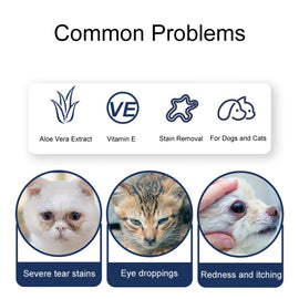 Pet Eye Wipes Cats And Dogs Tear Stain Cleaning Non-Woven Wipes
