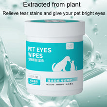 Load image into Gallery viewer, Pet Eye Wipes Cats And Dogs Tear Stain Cleaning Non-Woven Wipes