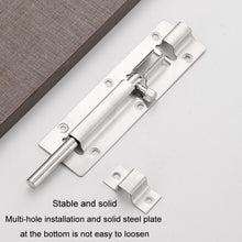 Load image into Gallery viewer, Stainless Steel Latch Door Bolt Bathroom Wooden Door And Window Anti-Theft Latch Lock, 2 inch, 3 inch, 4 inch, 5 inch, 6 inch, 8 inch, 10 inch, 12 inch