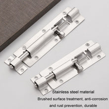 Load image into Gallery viewer, Stainless Steel Latch Door Bolt Bathroom Wooden Door And Window Anti-Theft Latch Lock, 2 inch, 3 inch, 4 inch, 5 inch, 6 inch, 8 inch, 10 inch, 12 inch