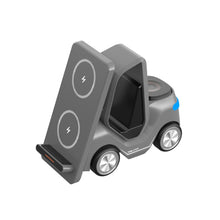 Load image into Gallery viewer, T20S 3-In-1 15W Small Forklift-Shaped Desktop Wireless Charger With LED Atmosphere Light