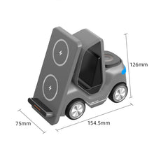 Load image into Gallery viewer, T20S 3-In-1 15W Small Forklift-Shaped Desktop Wireless Charger With LED Atmosphere Light