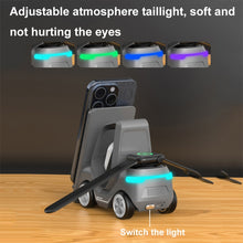 Load image into Gallery viewer, T20S 3-In-1 15W Small Forklift-Shaped Desktop Wireless Charger With LED Atmosphere Light