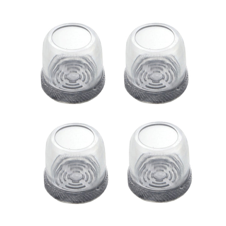 4pcs / Set Thickened Wear-Resistant Table And Chair Leg Covers Household Quiet Non-Slip Stool Foot Protector, Mini Small Round Transparent, Mini Small Round Light Gray, Mini Small Round Light Brown, Mini Small Square Transparent                        ...
