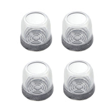 Load image into Gallery viewer, 4pcs / Set Thickened Wear-Resistant Table And Chair Leg Covers Household Quiet Non-Slip Stool Foot Protector, Mini Small Round Transparent, Mini Small Round Light Gray, Mini Small Round Light Brown, Mini Small Square Transparent                        ...