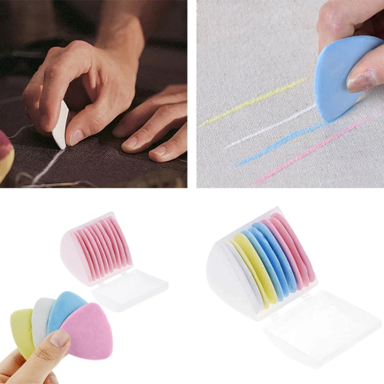 10pcs /Box Fabric Chalk Tailoring Chalk Invisible Marking Garment Tailoring Tools