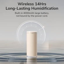 Load image into Gallery viewer, JisuLife HU16 Desktop Dual Mist Ports Humidifier, Brown Rechargeable, White Rechargeable, White Plug-in, Brown Plug-in