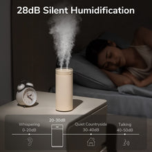 Load image into Gallery viewer, JisuLife HU16 Desktop Dual Mist Ports Humidifier, Brown Rechargeable, White Rechargeable, White Plug-in, Brown Plug-in