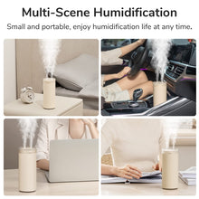 Load image into Gallery viewer, JisuLife HU16 Desktop Dual Mist Ports Humidifier, Brown Rechargeable, White Rechargeable, White Plug-in, Brown Plug-in