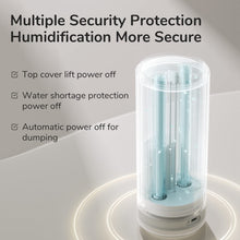 Load image into Gallery viewer, JisuLife HU16 Desktop Dual Mist Ports Humidifier, Brown Rechargeable, White Rechargeable, White Plug-in, Brown Plug-in