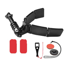 Load image into Gallery viewer, TUYU Motorcycle Integrated Hinged Helmet Chin Sports Camera Mounting Bracket, With 2 Stickers, With 4 Stickers