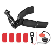Load image into Gallery viewer, TUYU Motorcycle Integrated Hinged Helmet Chin Sports Camera Mounting Bracket, With 2 Stickers, With 4 Stickers