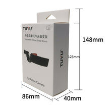 Load image into Gallery viewer, TUYU Motorcycle Integrated Hinged Helmet Chin Sports Camera Mounting Bracket, With 2 Stickers, With 4 Stickers