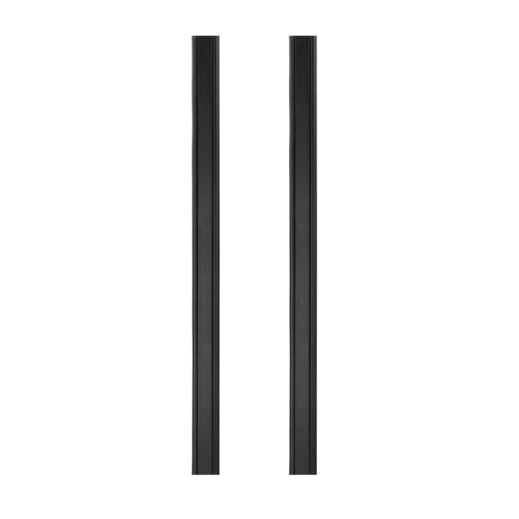 Car Side Window Wipers Removing Water Mist Universal Rubber Strips, 1pair