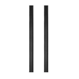 Car Side Window Wipers Removing Water Mist Universal Rubber Strips, 1pair