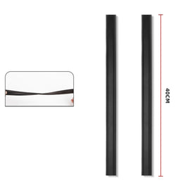 Car Side Window Wipers Removing Water Mist Universal Rubber Strips, 1pair
