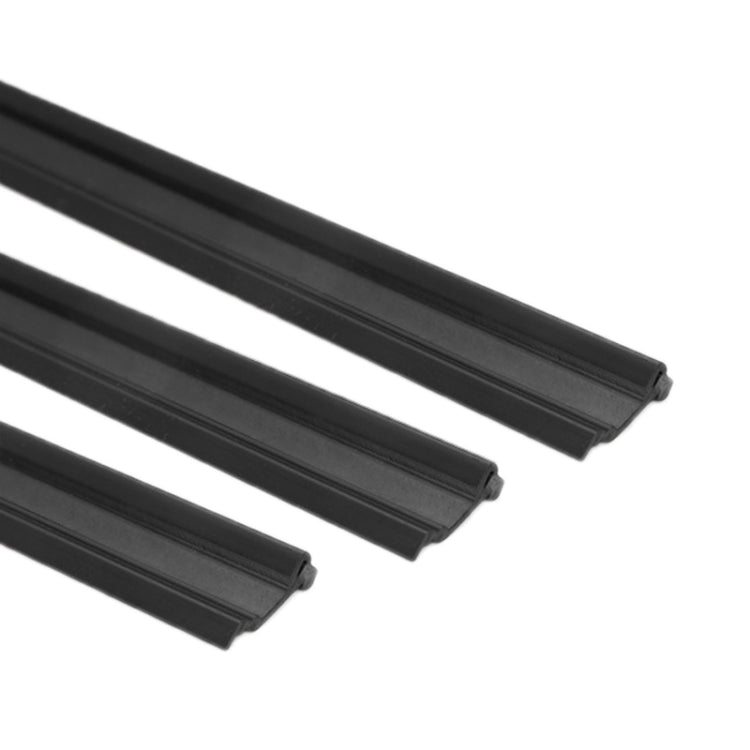 Car Side Window Wipers Removing Water Mist Universal Rubber Strips, 1pair