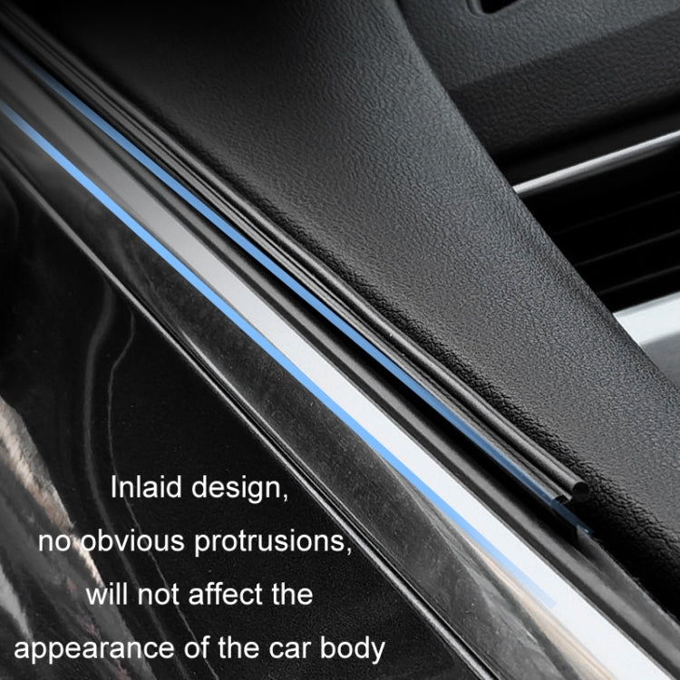 Car Side Window Wipers Removing Water Mist Universal Rubber Strips, 1pair
