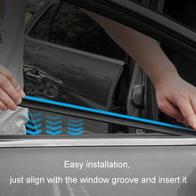 Load image into Gallery viewer, Car Side Window Wipers Removing Water Mist Universal Rubber Strips, 1pair