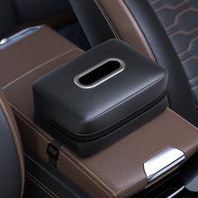 Load image into Gallery viewer, Car Seat Armrest Tissue Box Sun Visor Seat Back Hanging Paper Bag