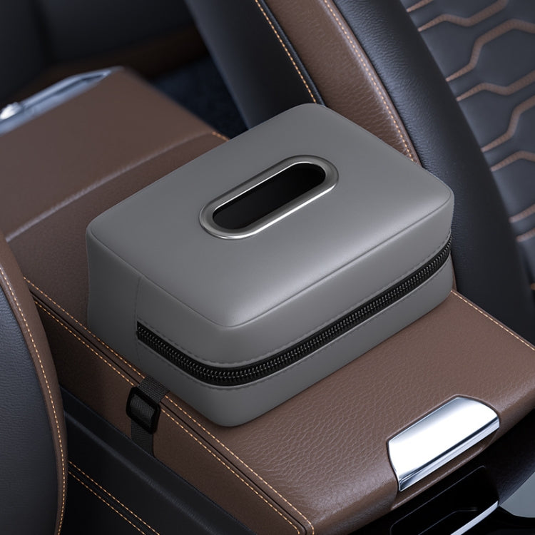 Car Seat Armrest Tissue Box Sun Visor Seat Back Hanging Paper Bag