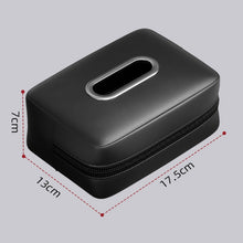 Load image into Gallery viewer, Car Seat Armrest Tissue Box Sun Visor Seat Back Hanging Paper Bag