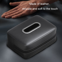 Load image into Gallery viewer, Car Seat Armrest Tissue Box Sun Visor Seat Back Hanging Paper Bag