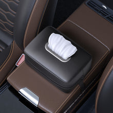 Load image into Gallery viewer, Car Seat Armrest Tissue Box Sun Visor Seat Back Hanging Paper Bag