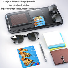 Load image into Gallery viewer, Car Sun Visor Card Glasses Holder Zipper Storage Bag