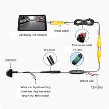 Load image into Gallery viewer, 360-degree Adjustable Three-control Metal Fisheye Reversing Camera