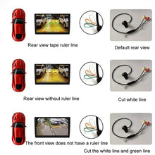 Load image into Gallery viewer, 360-degree Adjustable Three-control Metal Fisheye Reversing Camera
