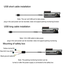 Load image into Gallery viewer, WIFI Mobile Phone 2K Ultra-Clear 360-Degree Rotating Driving Recorder, USB Short Line, Cigarette Lighter, Step-down Line